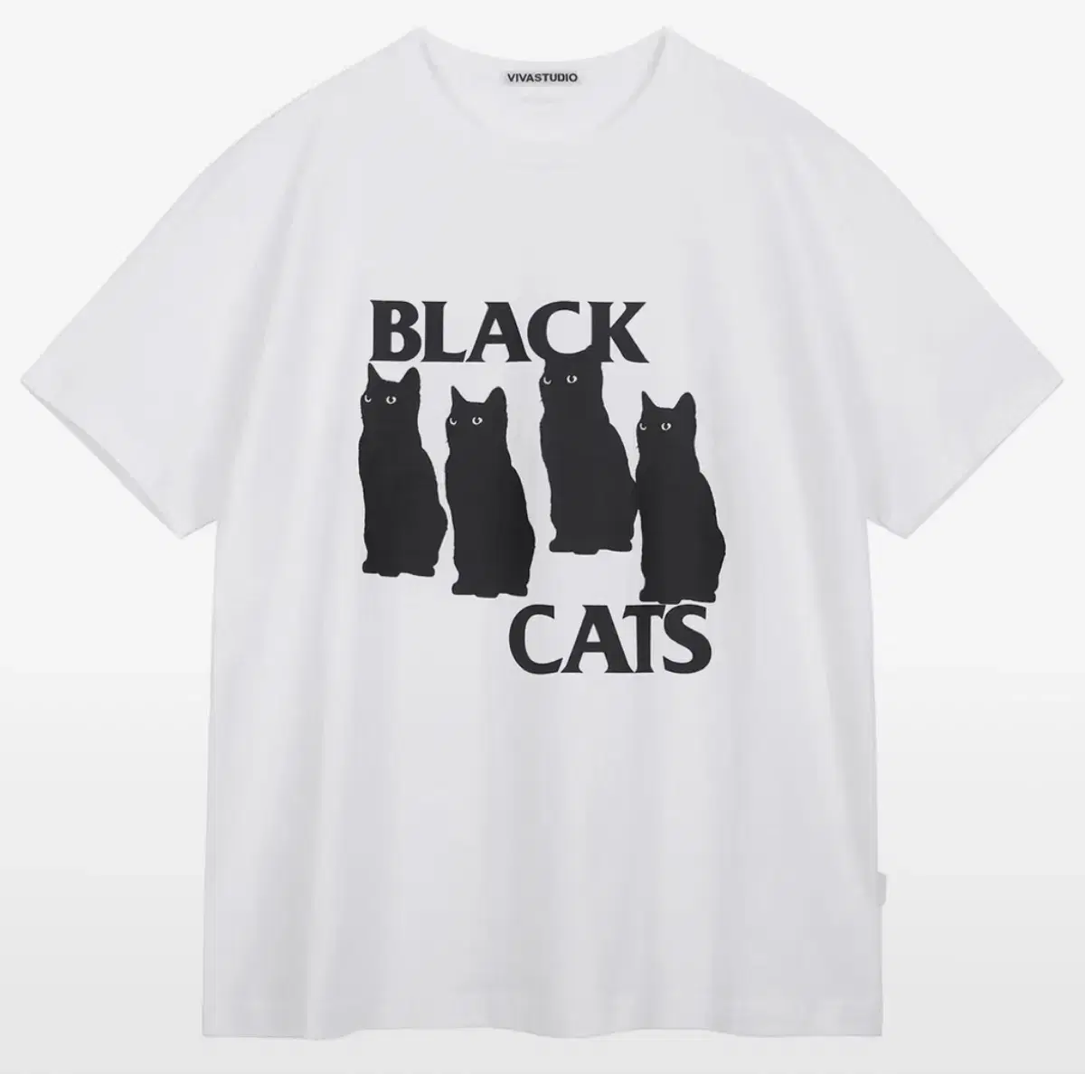 비바스튜디오 BLACK CAT TEE 블랙 캣 반팔 판매